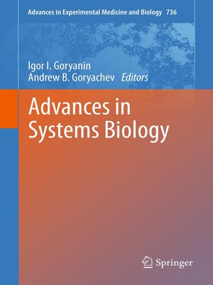 cover image of Advances in Systems Biology
